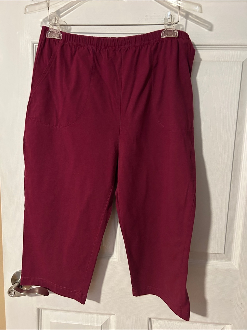 Blair Women's Capris in Deep Berry